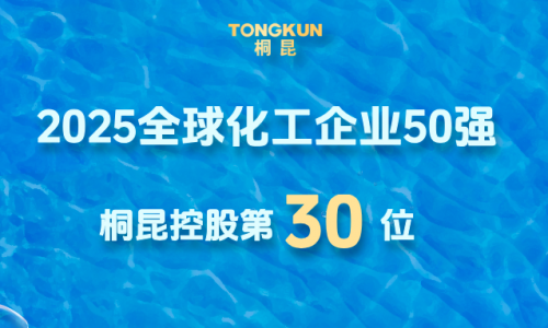 全球化工企业50强发布，桐昆晋升第30位！