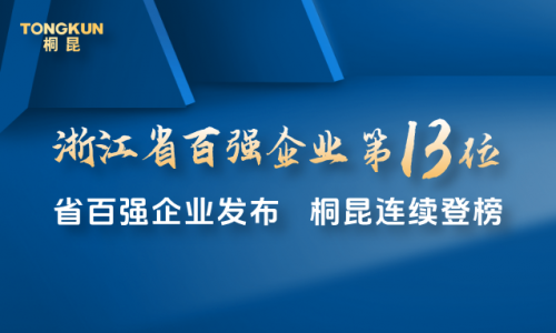 2025浙江百强，桐昆第13位！