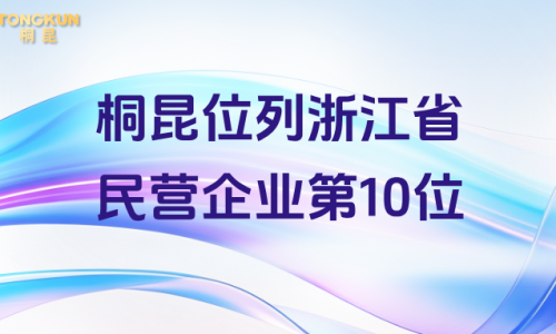 桐昆位列浙江省民营企业200强第10位！